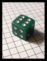 Dice : Dice - 6D - Deep Teal With White Pips